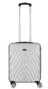 Travelwize Terra ABS 77cm 4-Wheels Spinner Luggage Silver