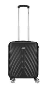Travelwize Terra ABS 77cm 4-Wheels Spinner Luggage Black