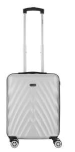 Travelwize Terra ABS 67cm 4-Wheels Spinner Luggage Silver