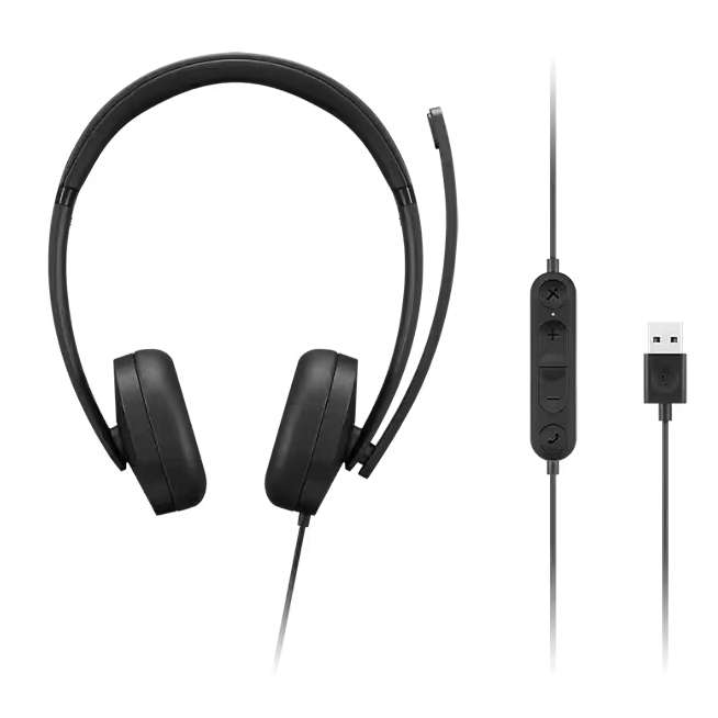 Lenovo USB-A Wired Stereo Headset Gen 2