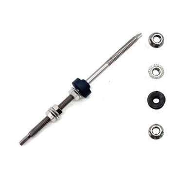 Solarix IBR Hanger Bolt screw for D-RAIL 6mm Steel