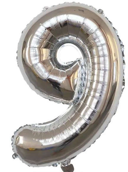 Casey 13pc Silver and White Balloon Set Nr.9