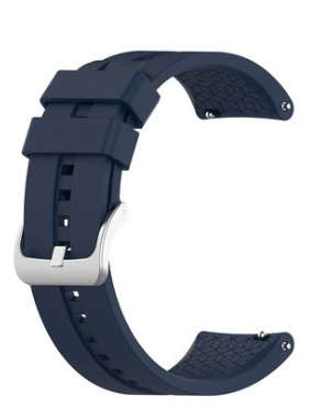 Universal Silicone 22mm Watch Strap - Blue