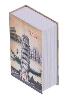Casey Homesafe Paperback Metal Book Safe With Lock Italy