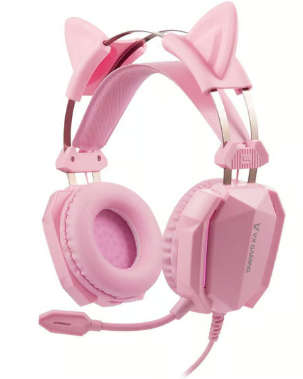 VX Gaming Purr Series Gaming Headset - Pink