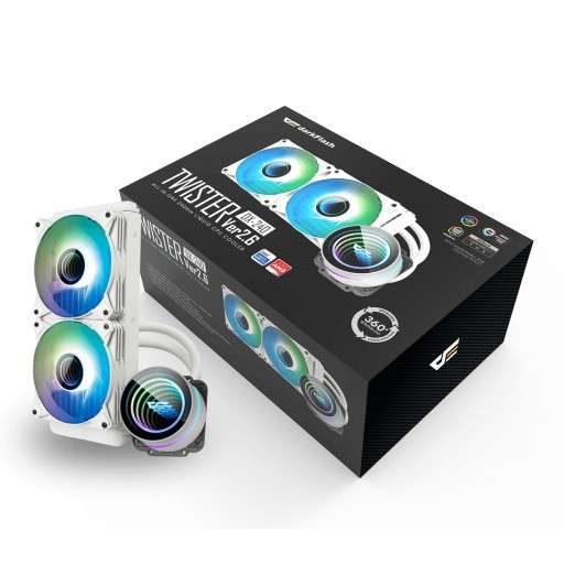 DarkFlash Twister DX240 V2.6 240mm White Liquid CPU Cooler