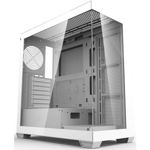 DarkFlash DS9000 Tempered Glass Steel White ATX Mid-Tower Desktop Chassis