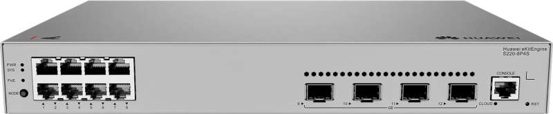 Huawei eKit S220-8P4S Layer 2 Managed Switch, 8 x 10/100/1000BASE-T(12