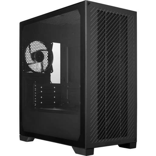 Cooler Master ELITE 301 LITE Tempered Glass Steel Black Micro-ATX Mini-Tower Desktop Chassis