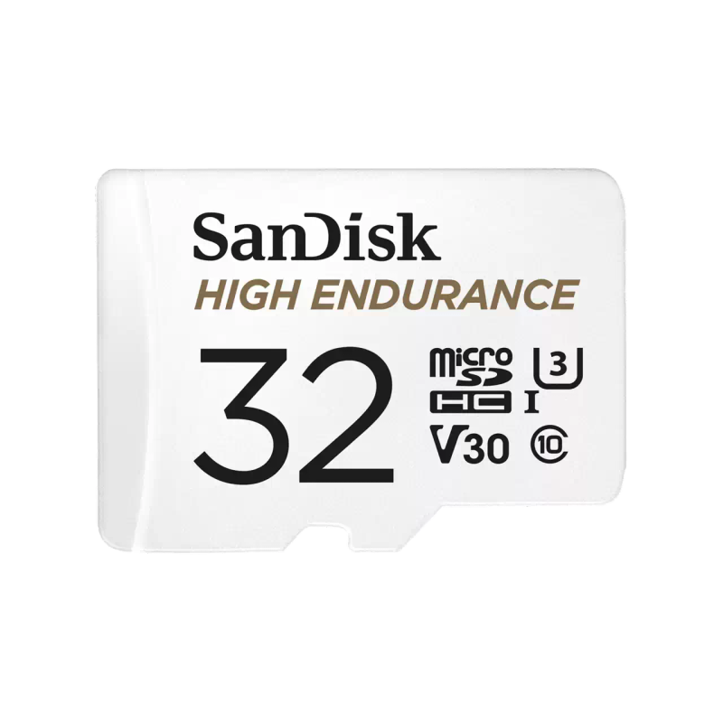 Sandisk High Endurance 32GB Class 3 MicroSDXC Card with Adapter