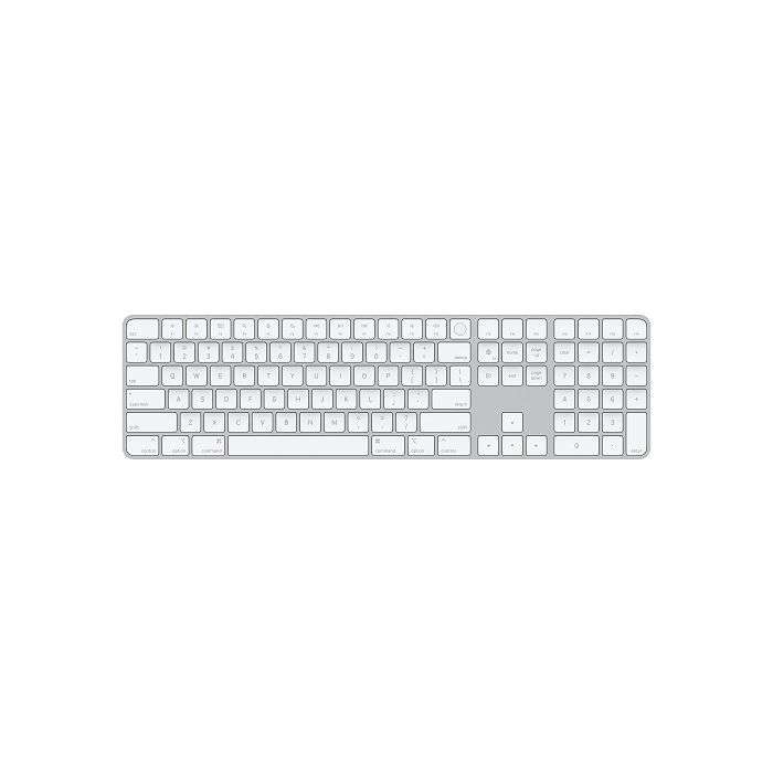 Magic Keyboard with Touch ID and Numeric Keypad for Mac models with Apple silicon - White Keys