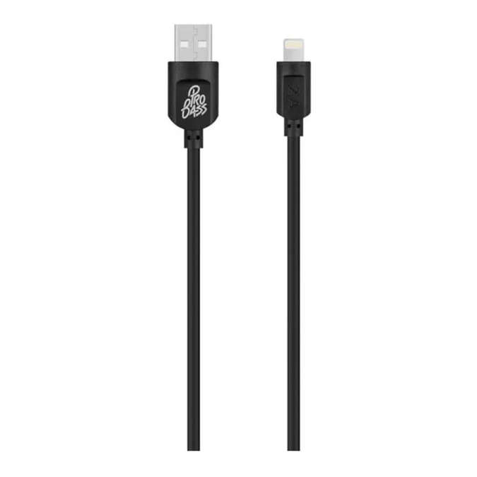 Pro Bass On The Go Type-C to Lightning 1m - Black