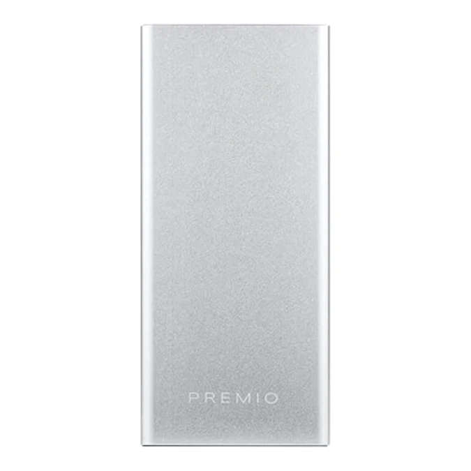 Premio Power Bank - 20000 mAh - Silver