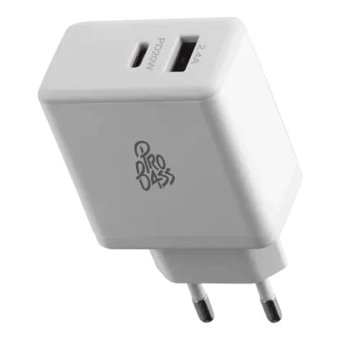 Pro Bass Rapid Charge Series 32W Dual USB and Type-C Wall Charger