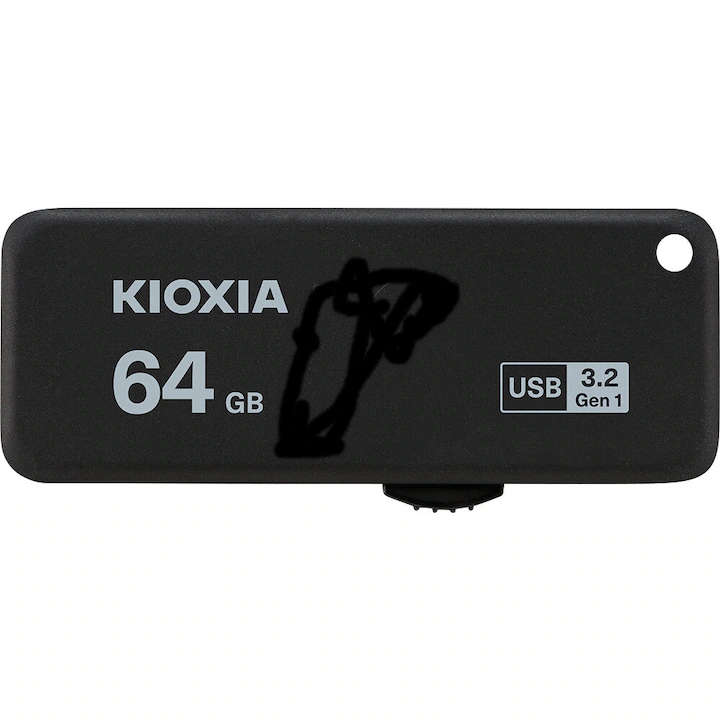 Kioxia U365- 64GBUSB 3.2 Yamabiko Slyder Type