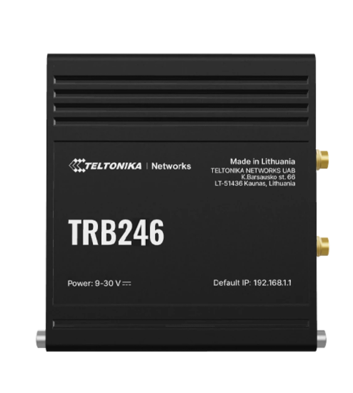 Teltonika TRB246 LTE Cat4 Gateway, Dual-SIM, 1 x LAN(100Mbps), Modbus