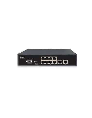 UNV - 8 Port PoE Switch, supports Extend Mode (120W)? 8-port, 2 Uplink