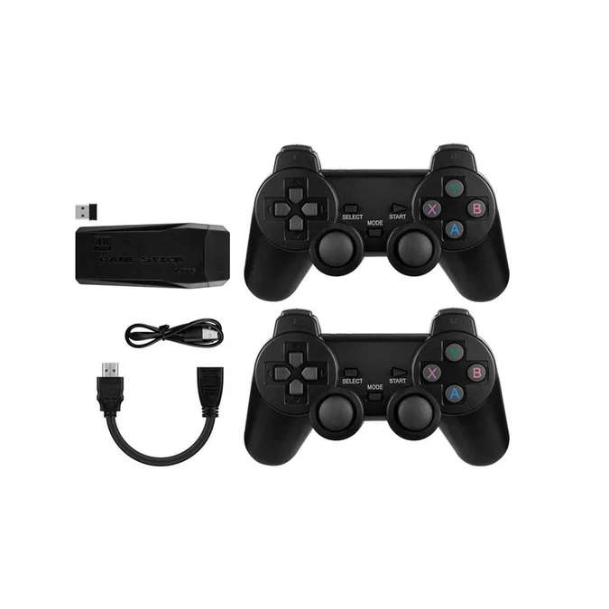 4K VX Game Console with Wireless Controllers - Black