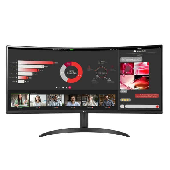 LG 34" 21:9 Curved UltraWide QHD (3440x1440) Monitor