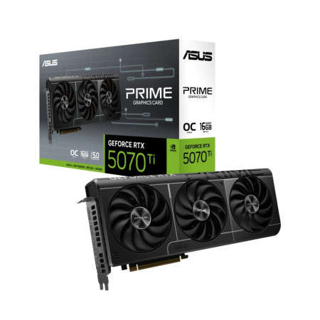 Asus PRIME GeForce RTX 5070 Ti 16GB OC Edition Graphics Card GeForce RTX 5070 Ti 16 GB GDDR7  PCI...