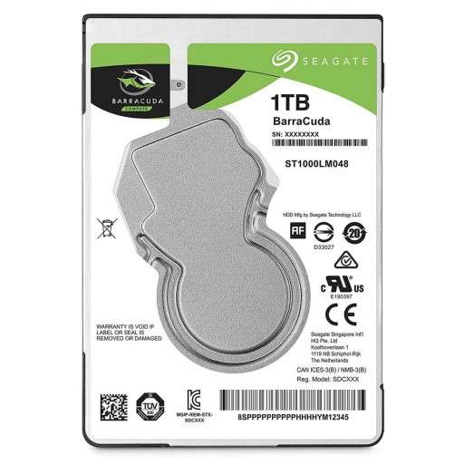 Seagate Barracuda 1TB 2.5" SATA 7mm Internal HDD