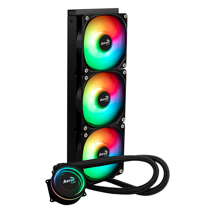 AeroCool Oasis L360 Black - 360mm ARGB Liquid Cooler - Intel LGA1851/L