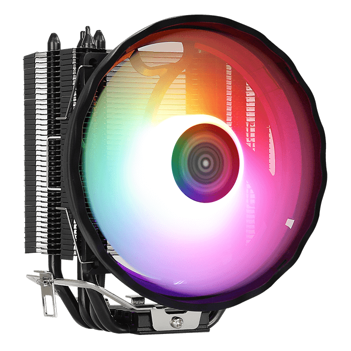 AeroCool Rave 4 ARGB CPU Air Cooler - Aluminum - (TDP) up to 130W - LG