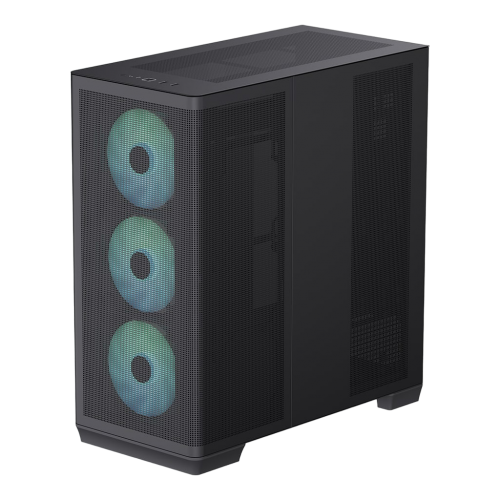 APNX C1-R premium Black Mid-Tower ATX case - 4x PWM ARGB Fan Included