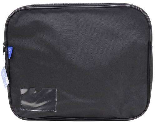 Marlin Canvas Book Bag Black - Safe And Secure Zip Closure