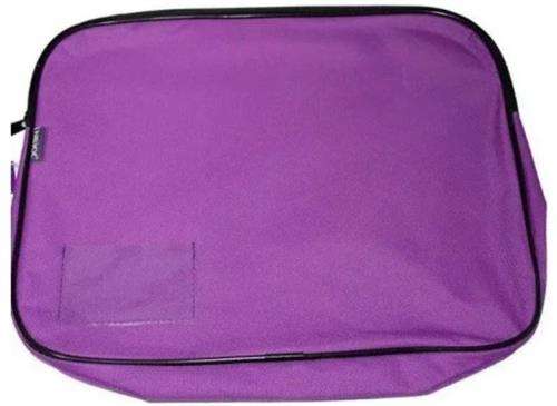 Marlin Canvas Book Bag Purple - Safe And Secure Zip Closure