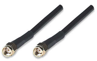 Intellinet Antenna Cable SMA plug to Reverse SMA plug - 10 ft. (3.0 m)