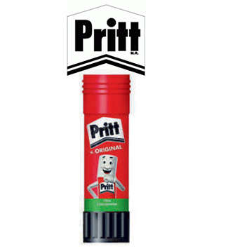 Pritt Glue Stick 43g Glue Stick Single- Non Toxic Solvent-free