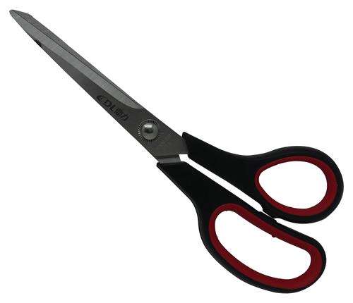 DLOffice Large Scissors 200mm Black and Red