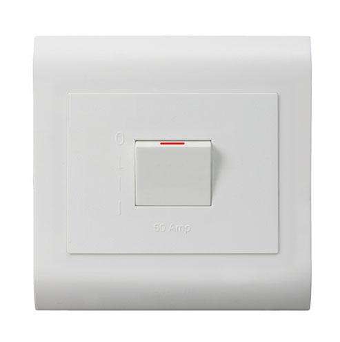 Lesco 2 Pole Flush Isolator Switch with Square Flush Cover
