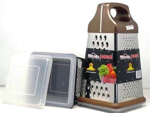 Totally 4 Sided Grater with Storage Container