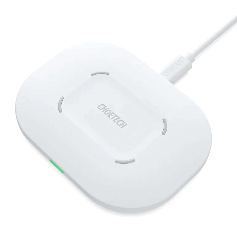 Choetech T550F Wireless Pad Charger 15W (White)