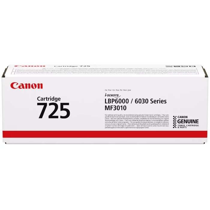Canon 725 Black Laser Toner Cartridge