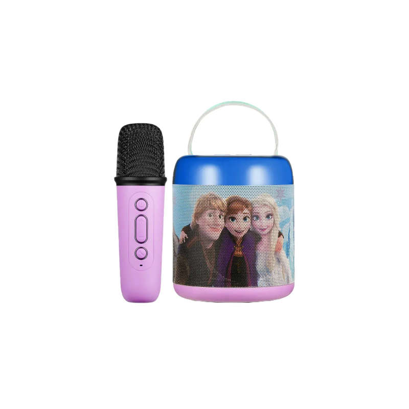 Frozen Cylinder Karaoke Machine with BT Mic