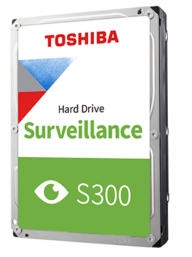 Toshiba S300 series 8TB 7200rpm 256MB Cache SATA III 6.0GB/s Surveillance Hard Disk Drive