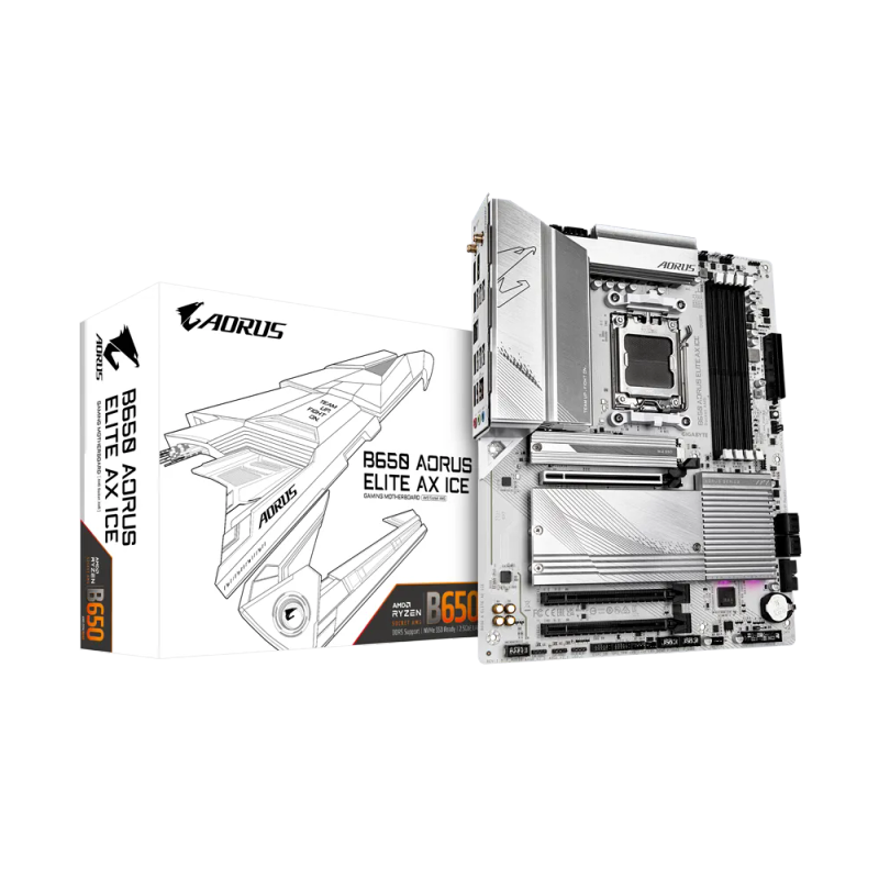 Gigabyte B650 Aorus Elite Wht/ice+WL