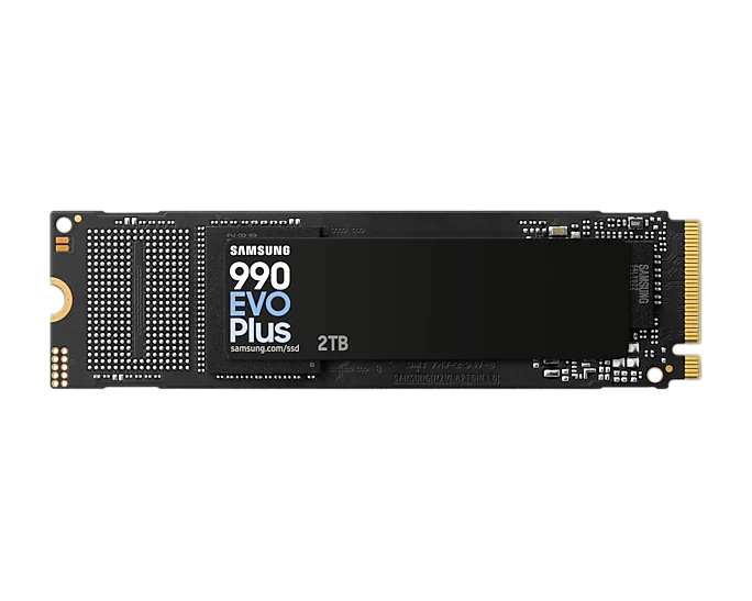 Samsung MZ-V9S2T0BW 990 EVO Plus 2TB NVMe SSD - Read Speed up to 7250