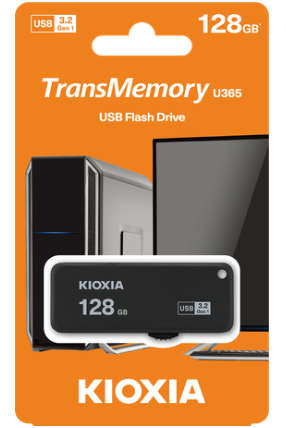 Kioxia U203W- 128GB USB 2.0 Yamabiko Slider Type