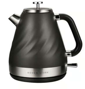 Boden Stark 1.7L Stainless Steel Kettle charcoal