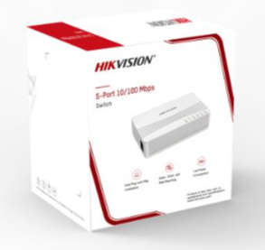 Hikvision 5-Ports Fast Ethernet Unmanaged Desktop Switch