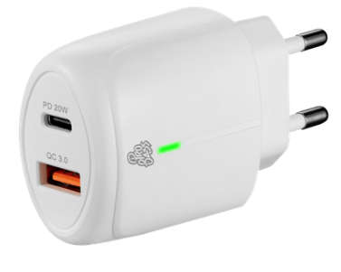 Pro Bass Rapid Charge Series 20W+18W Dual USB and Type-C Wall Charger-