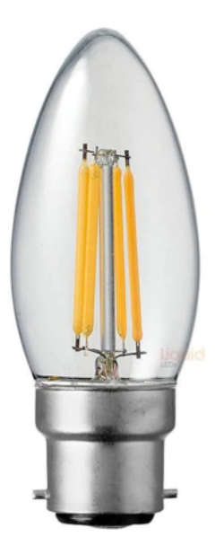 Ellies 5W C37 Residential Candle Stick bulb B22 CW