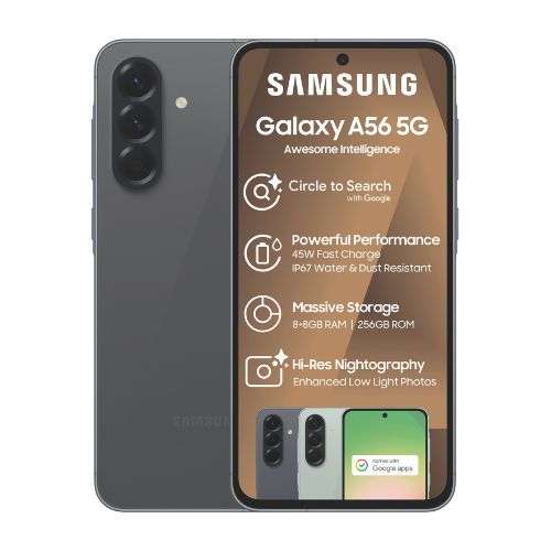 Samsung Galaxy A56 5G 8+256GB INT Memory 6.7" DS
