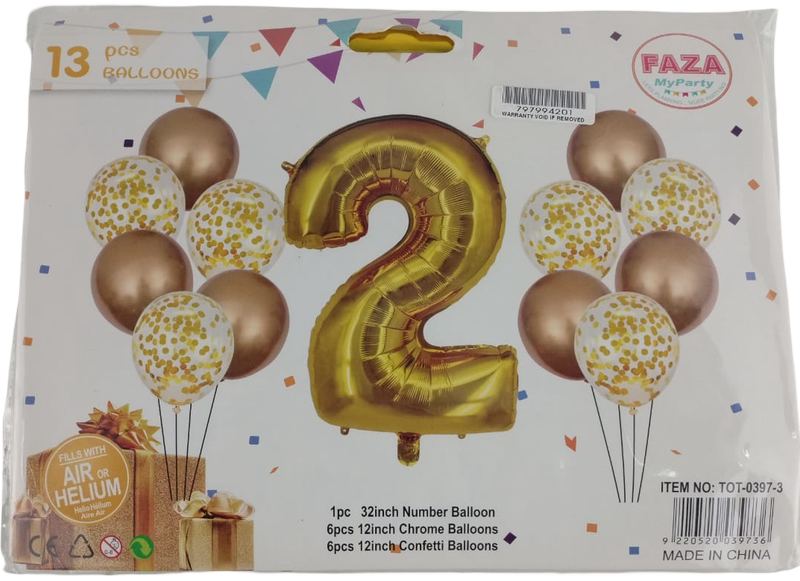 Casey 13pc Rose Gold and White Balloon Set Nr.2