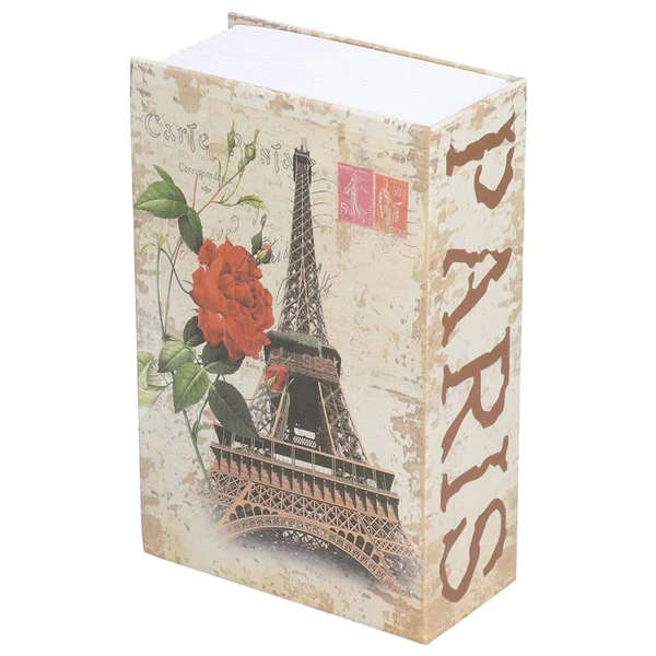 Casey Homesafe Paperback Metal Book Safe With Lock Paris
