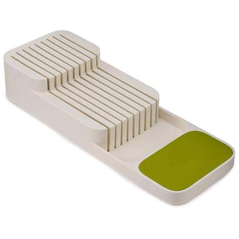 Casey Compact 2 Tier Knife Organiser White